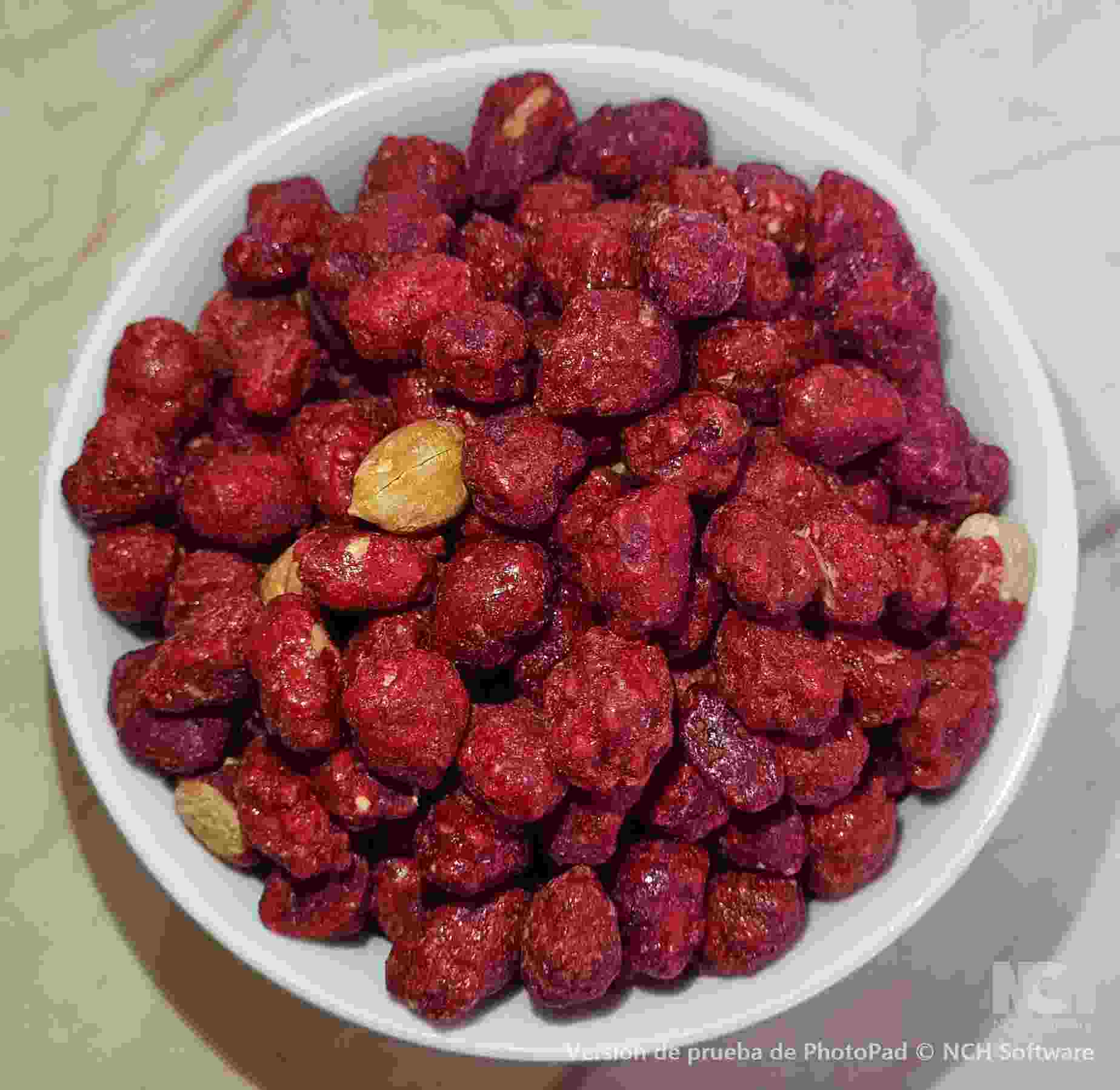 MANÍ CONFITADO ROJO 1kl.